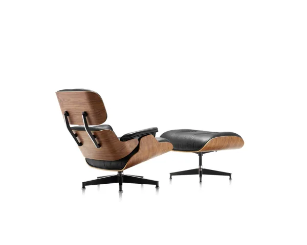 EAMES LOUNGE CHAIR AND OTTOMAN