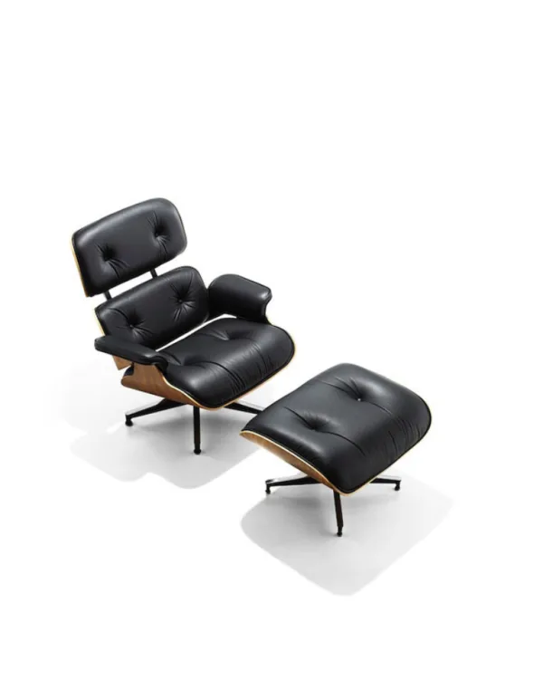 EAMES LOUNGE CHAIR AND OTTOMAN