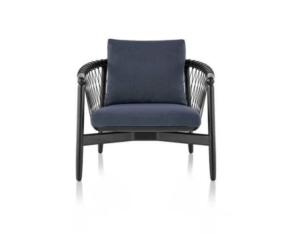 Crosshatch Chair and Ottoman