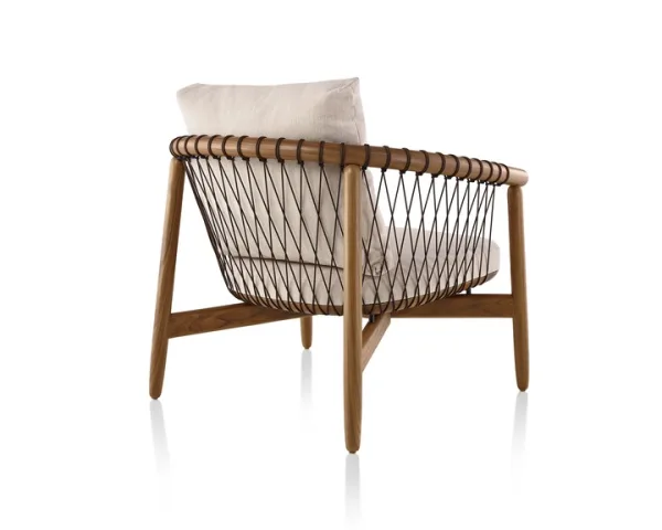 Crosshatch Chair and Ottoman