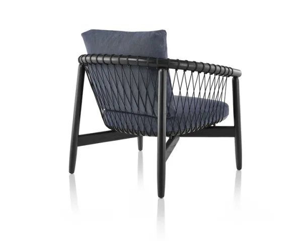 Crosshatch Chair and Ottoman